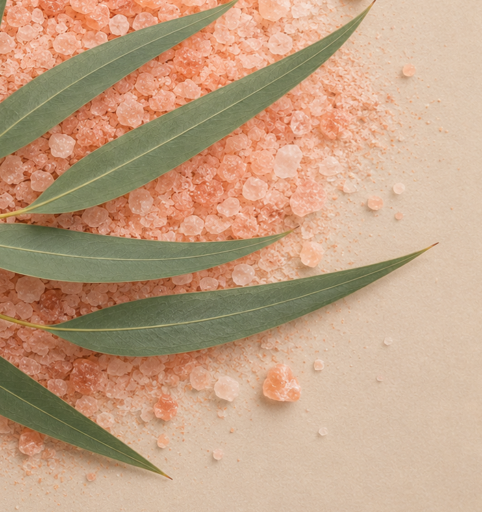 Himalayan Pink Salt and Eucalyptus Handmade Soap