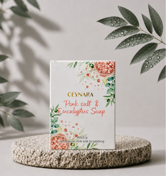 Himalayan Pink Salt and Eucalyptus Handmade Soap